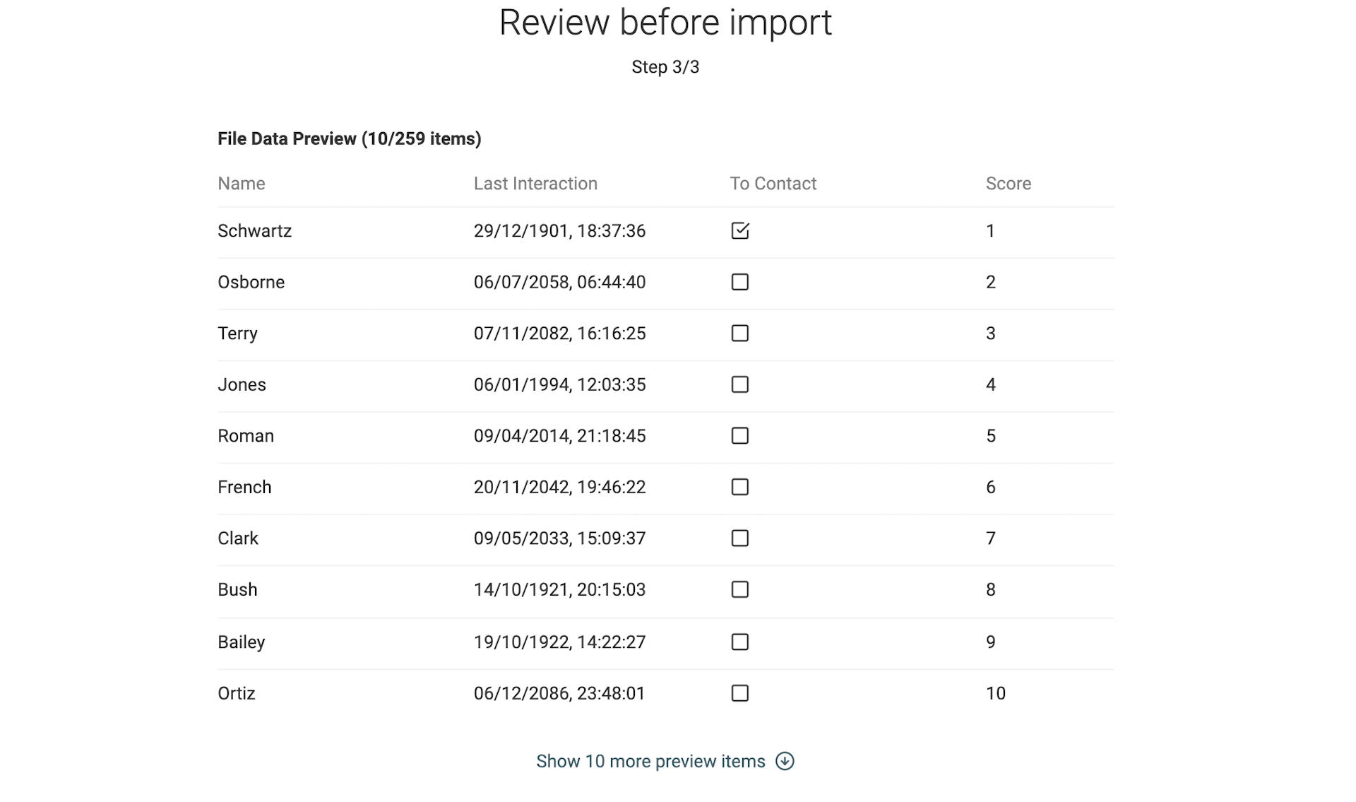 Text to data types parsing