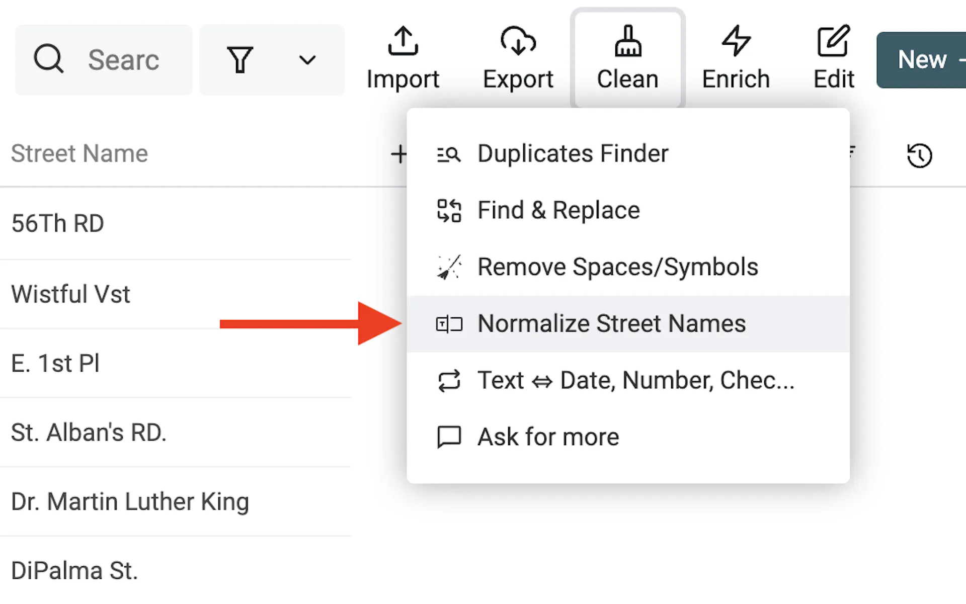 Normalize Names Icon Free Data Matching Online tool