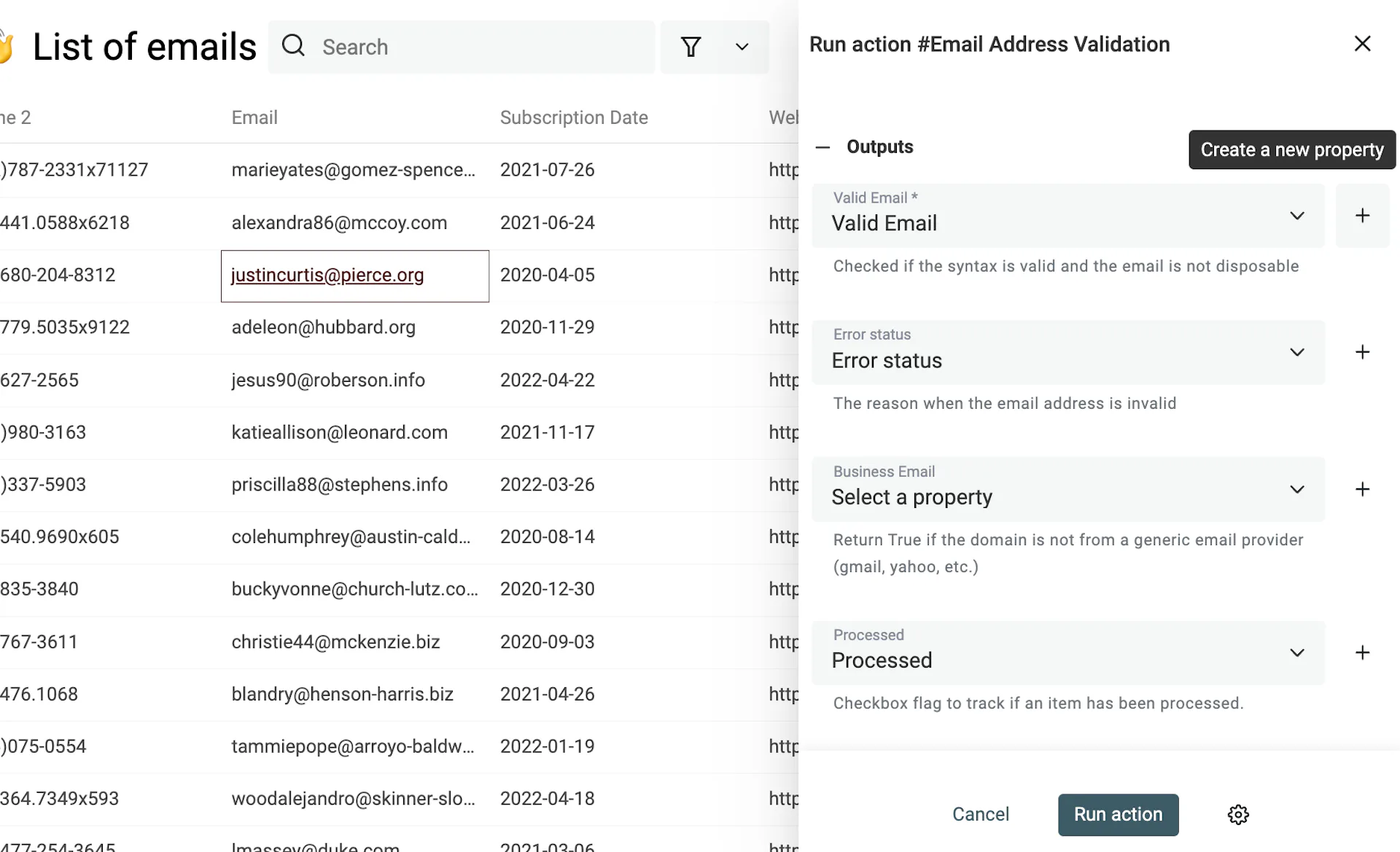 How to detect disposable domains in a list of email addresses