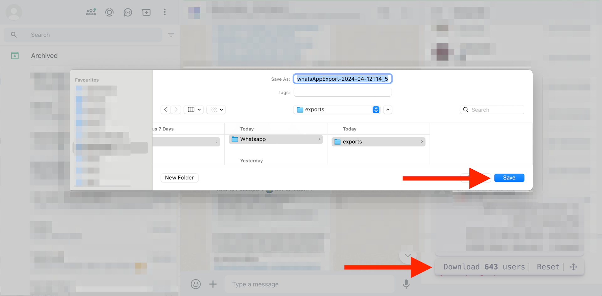 Export Scraped data as CSV