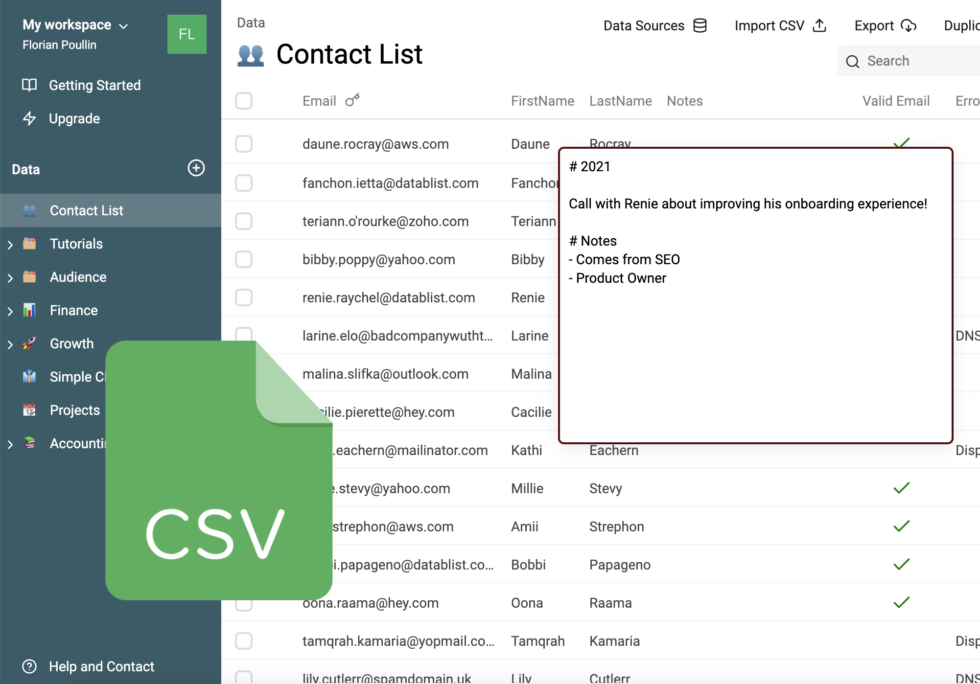 Free Online CSV Editor And Viewer By Datablist