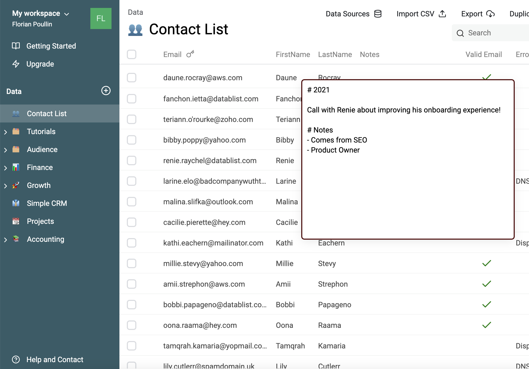 Online-Dateneditor