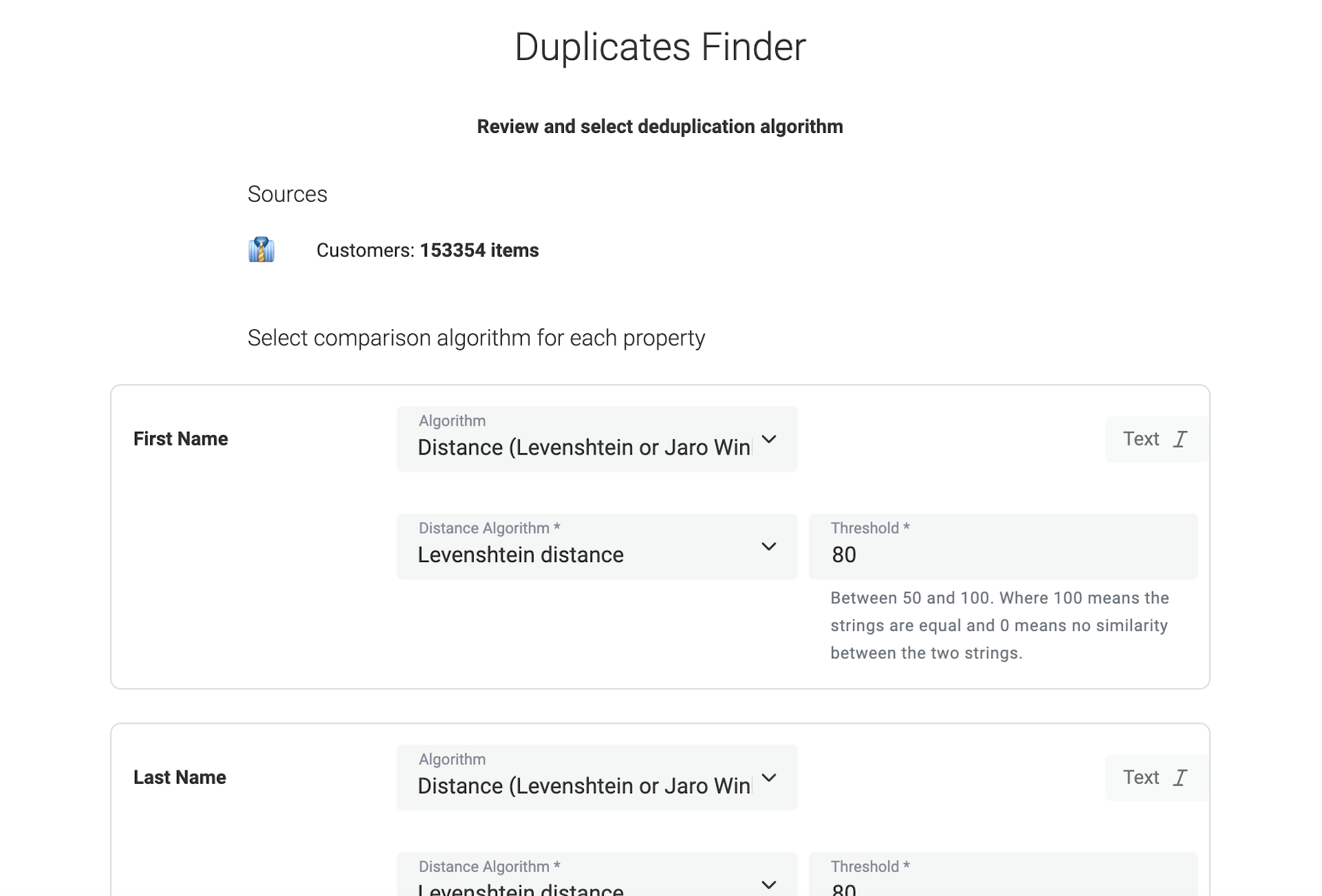 Data Matching