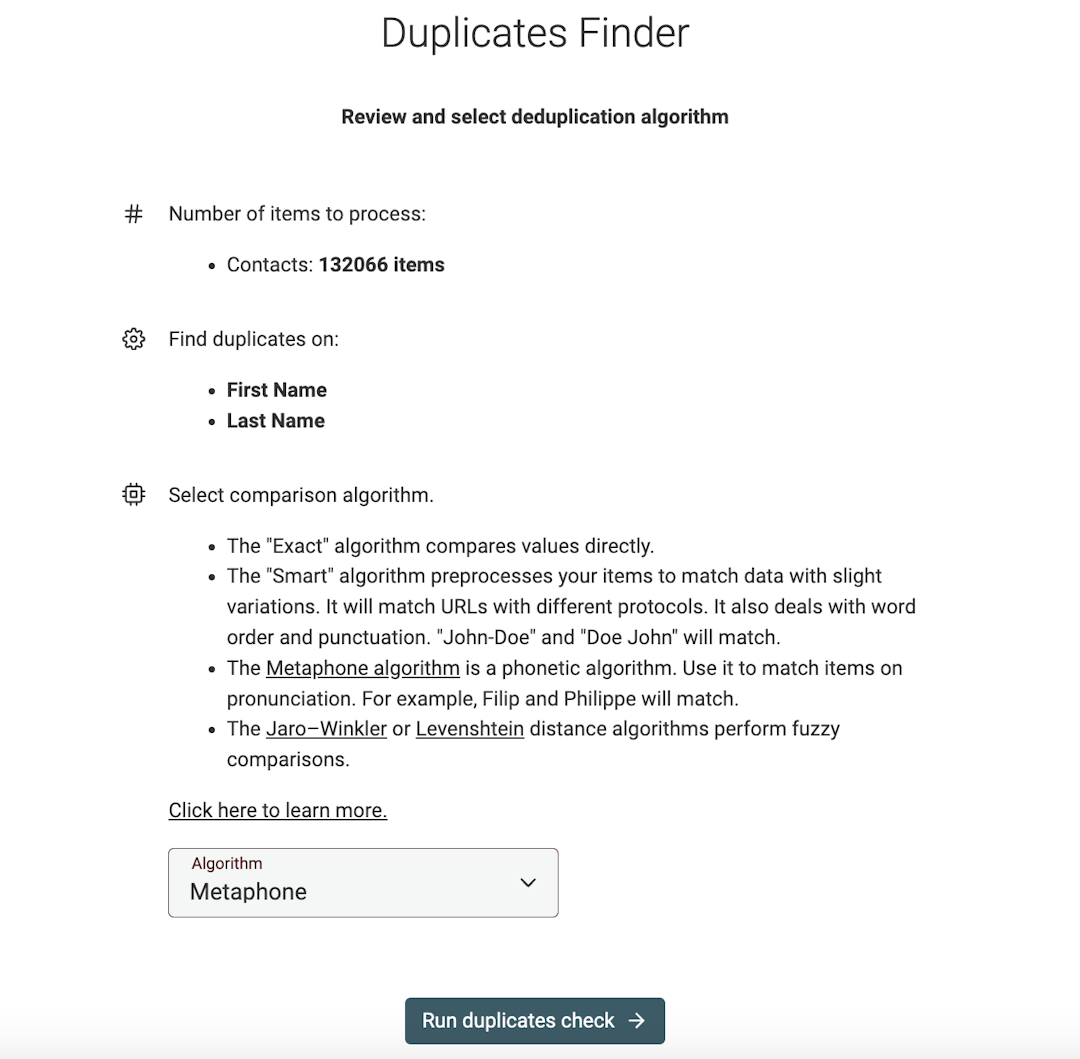What is the Double Metaphone algorithm? Datablist