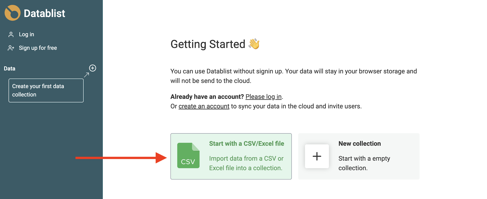 Import Excel or CSV