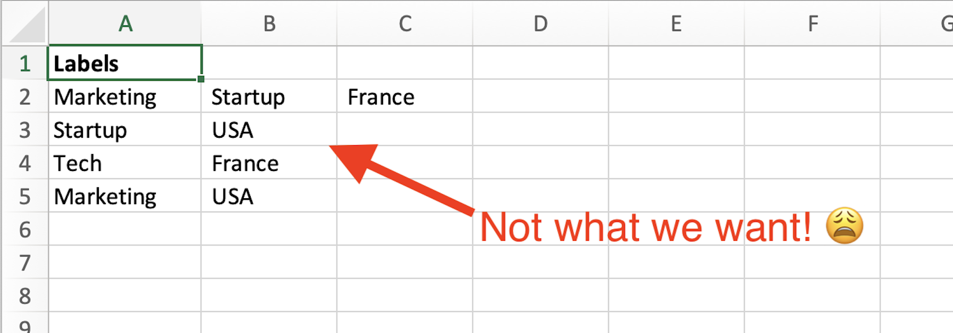 Microsoft Excel Text to Column Wizard