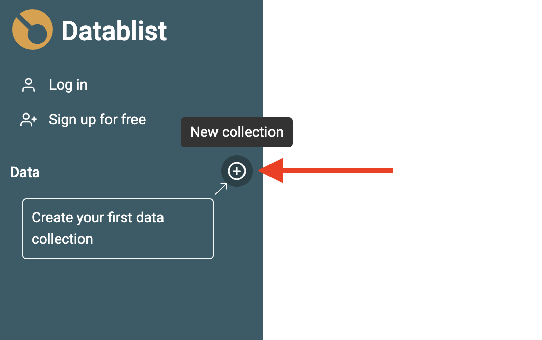 Create new collection